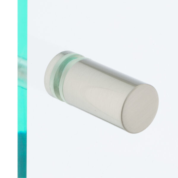 SDK03X1BN Single Side Shower Door Knob in Brushed Nickel Finish for Frameless Heavy Glass Shower Doors - Image 3