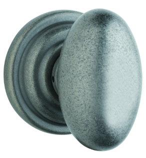 Probrico Egg Style Passage Closet Door Knobs, Brushed Nickel Oval