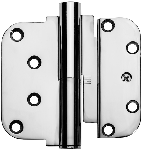 Adjustable door hinge D14mm AGB nickel 44821