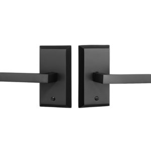 Rockwell Aqua Solid Brass Sectional Multipoint Trim Set with Delta Lever in Antique Black L2AMPDLUS10B