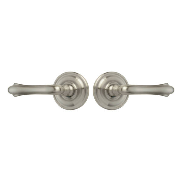 Rockwell Premium Passage Set in Brushed Nickel with Concealed Screws [Misc.]