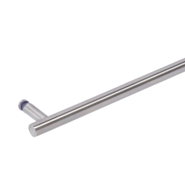 SDPLPT24BS Rockwell 24" Ladder Type Single Side Towel Bar  in Brushed Nickel finish for Glass Shower Doors - Image 2