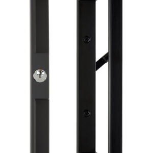 Rockwell Keylocking Savana with Ultima Sliding Door Combo Pull in Black Finish 89901KL14