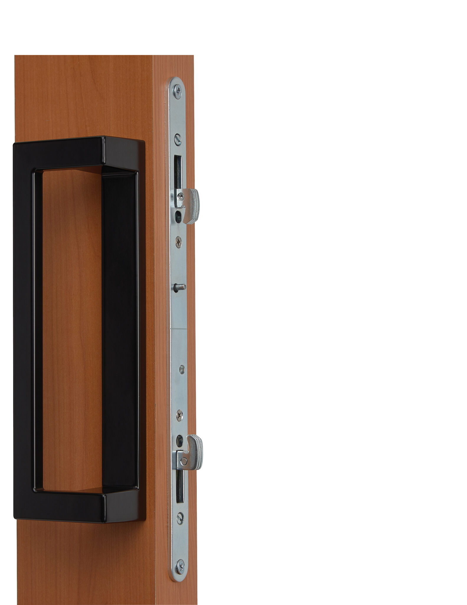 89081KL14 Rockwell Pomona Keylocking Sliding Door Combo Pull in Black Finish - Image 2