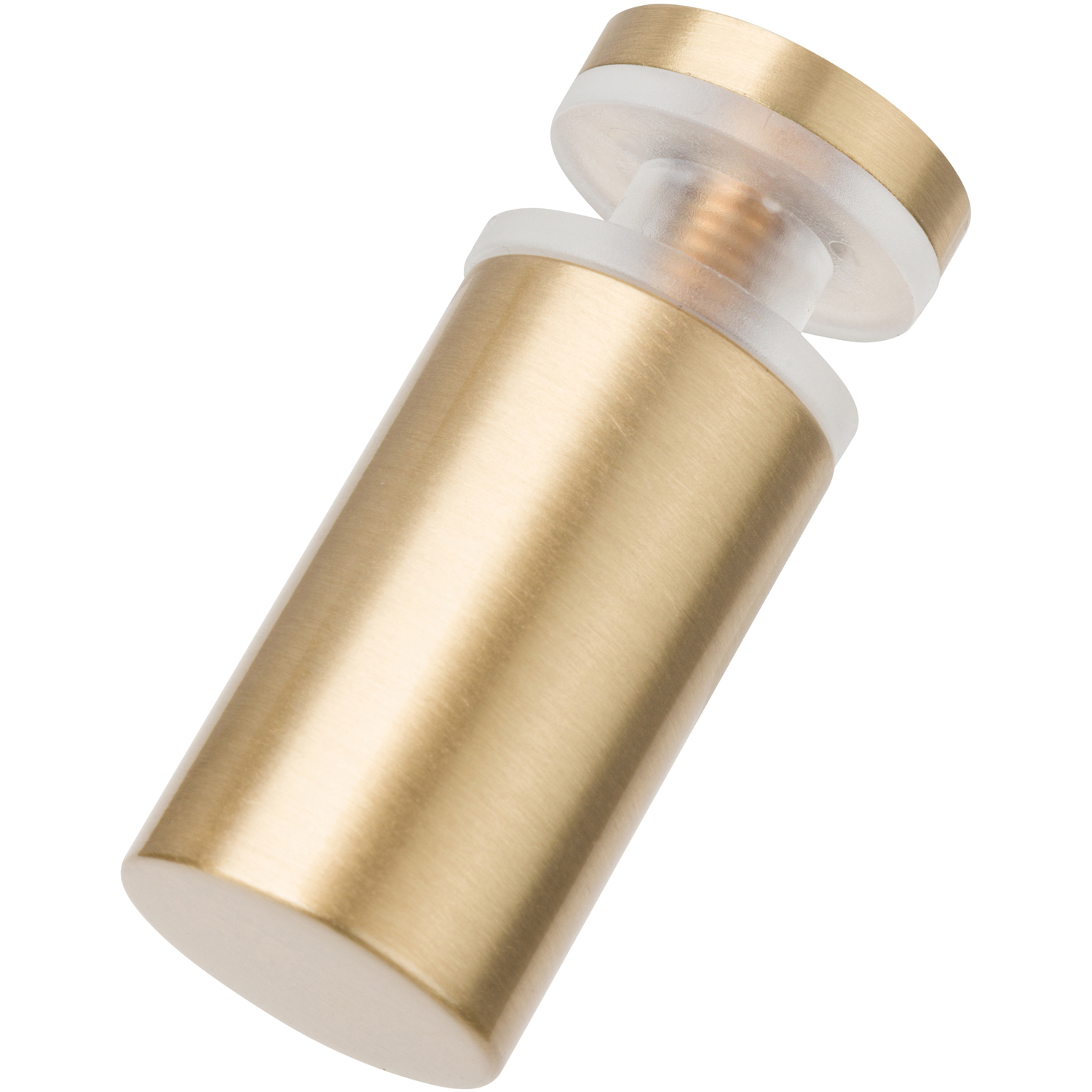 Single Side Shower Door Knob in Brushed Brass Finish for Frameless Heavy Glass Shower Doors SDK03X1-US4 - Image 2
