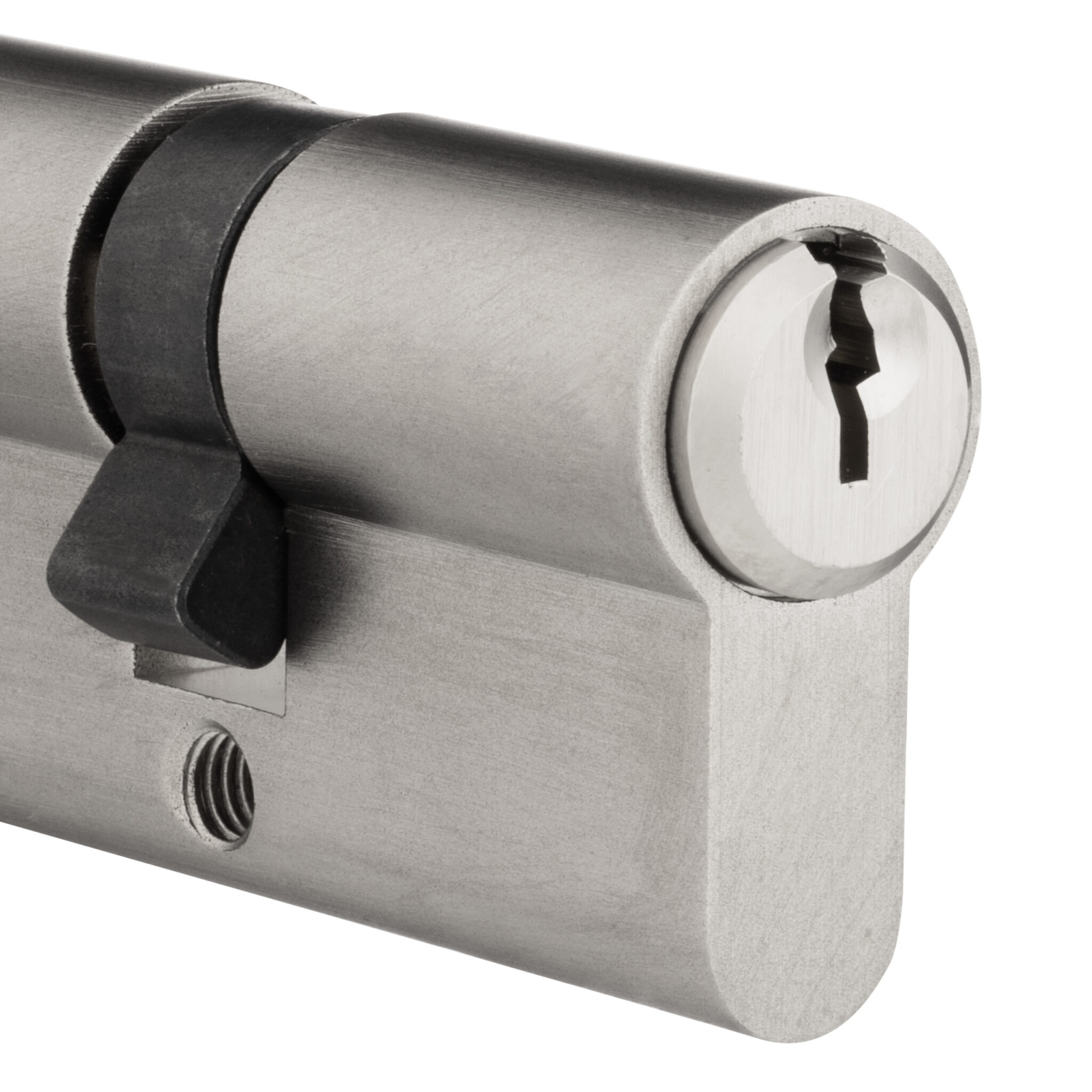 euro profile cylinder brushed nickel